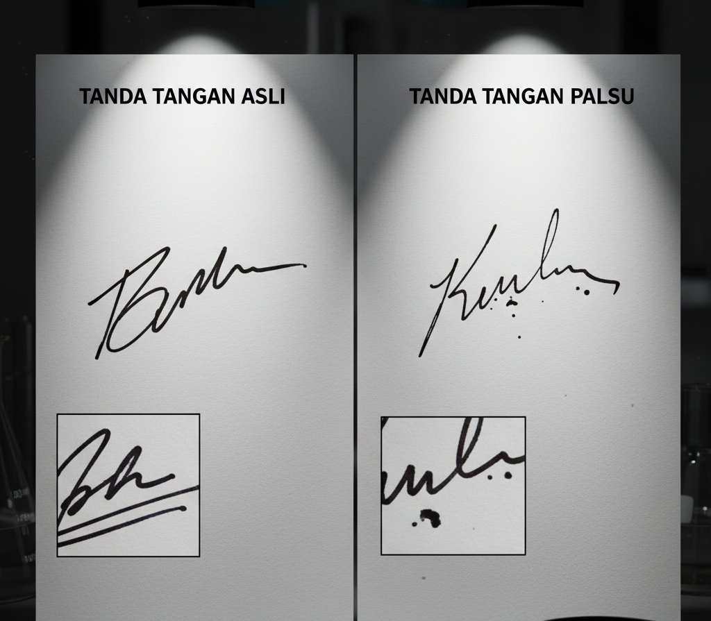 Tanda Tangan Asli vs Palsu Ciri-ciri yang Wajib Anda Kenali!